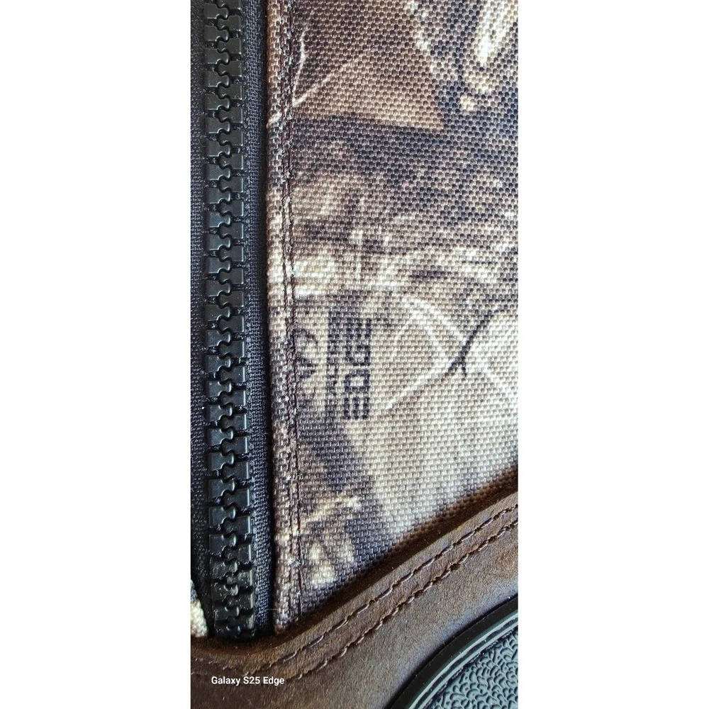 Magellan Outdoors Hunt Snake Shield Waterproof Camo Leather Hunting Boots Womens